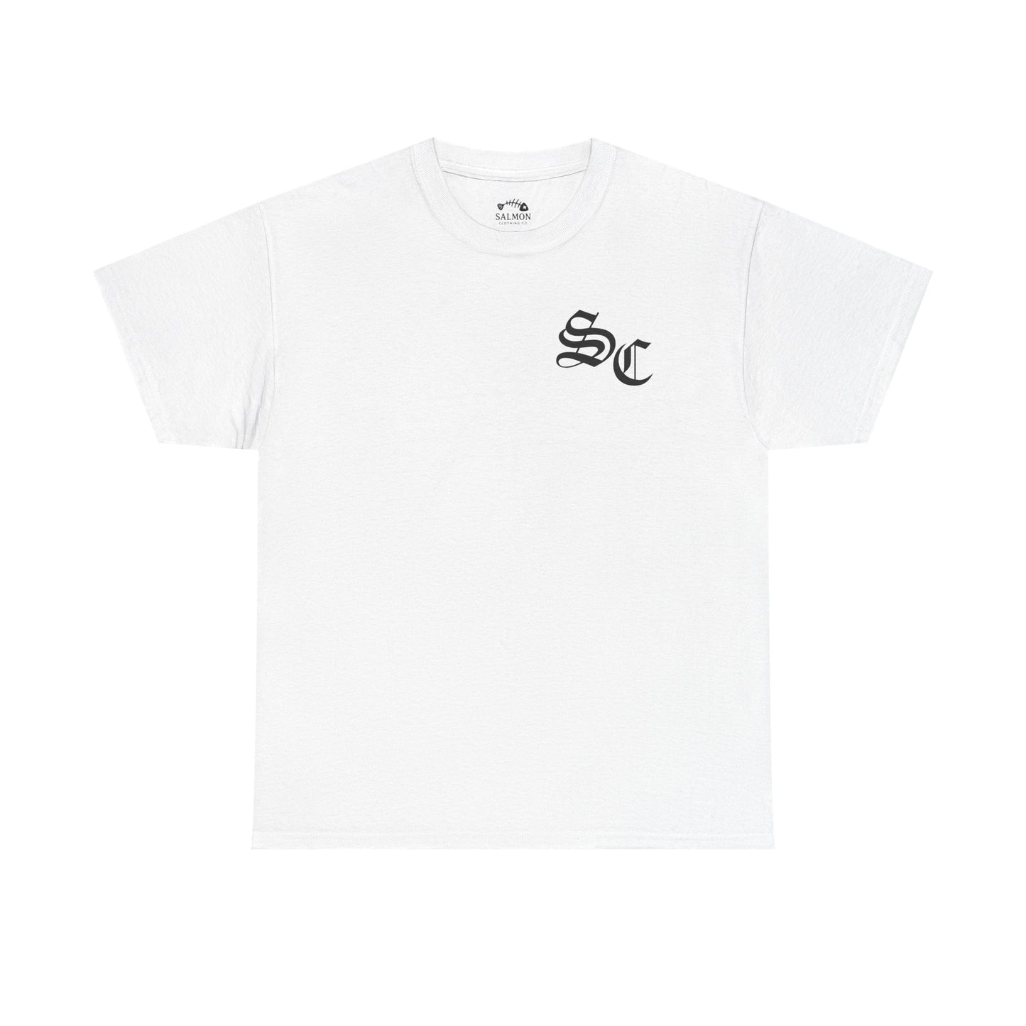 Salmon Initial Tee