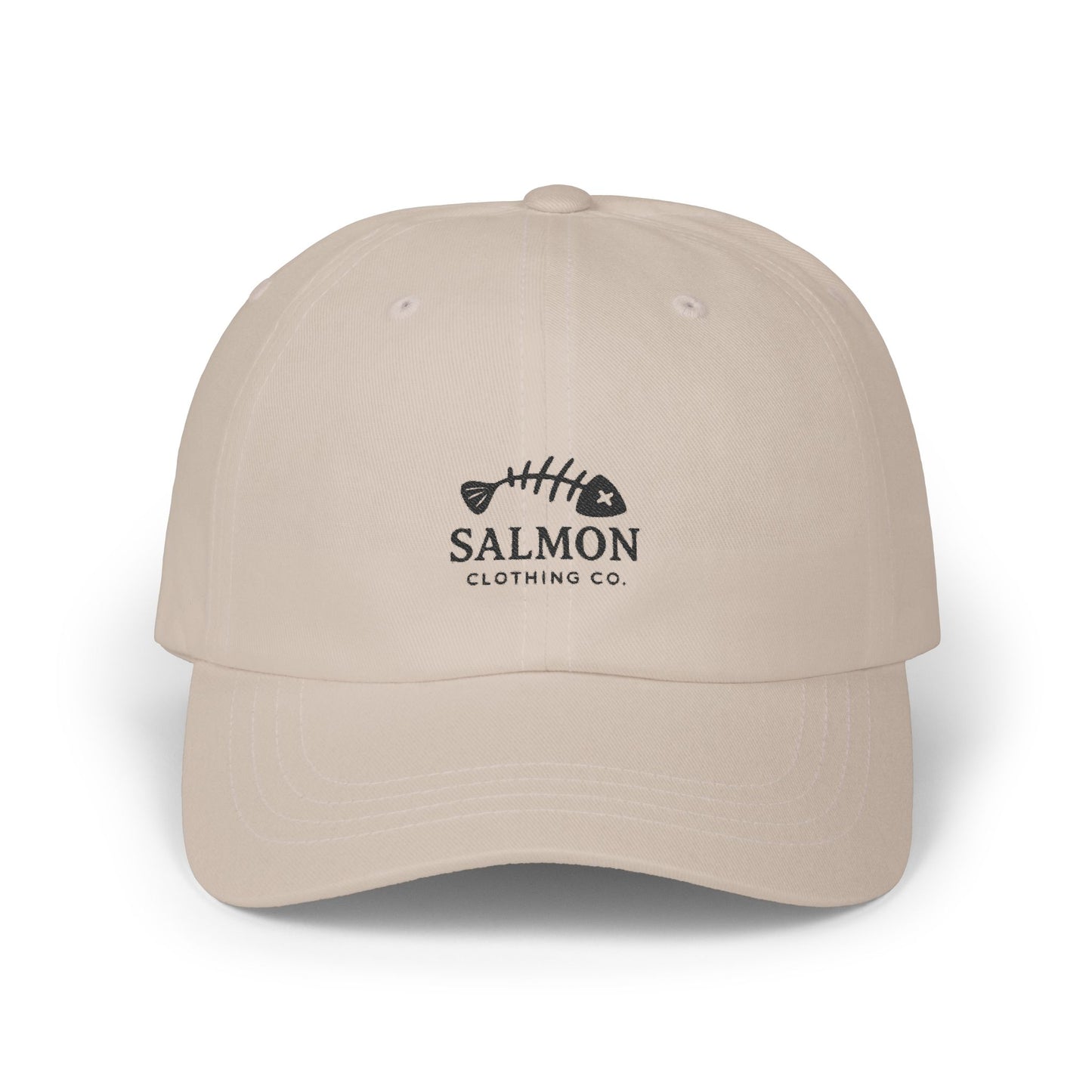 Salmon Embroidered Dad Cap