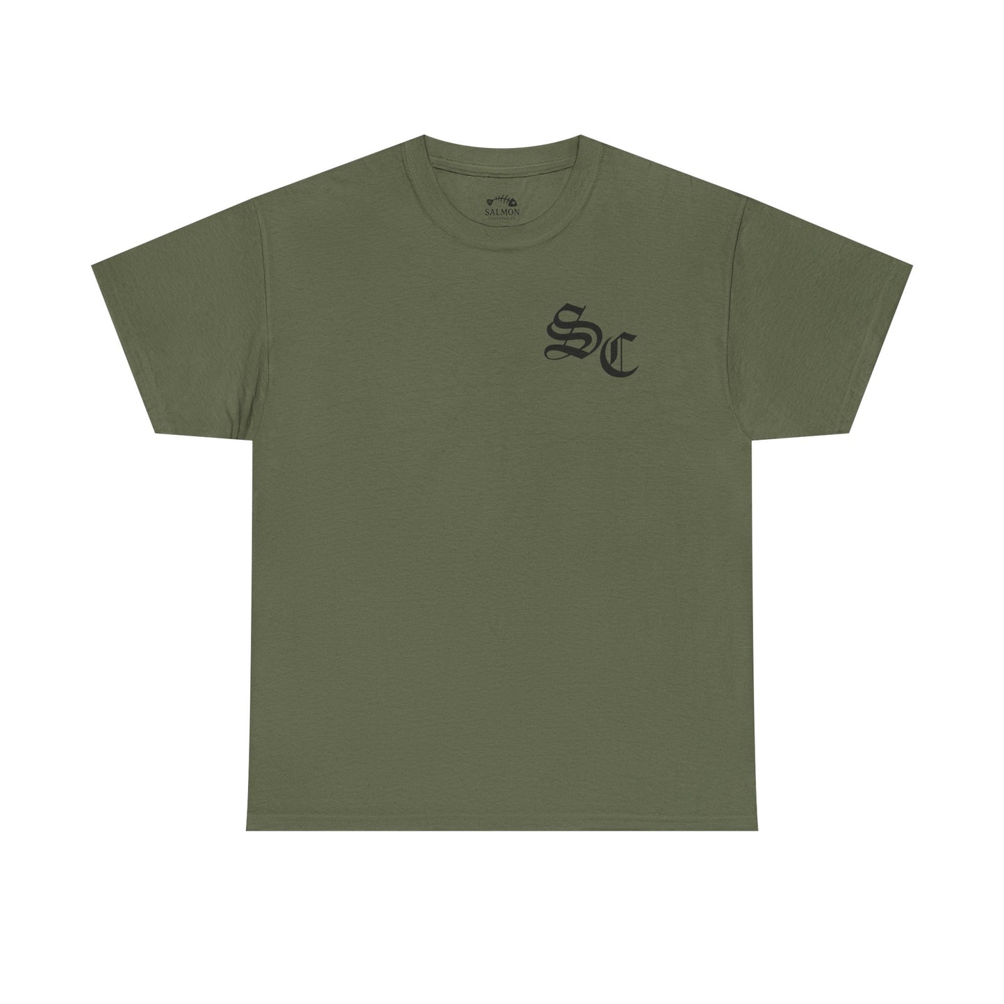 Salmon Initial Tee
