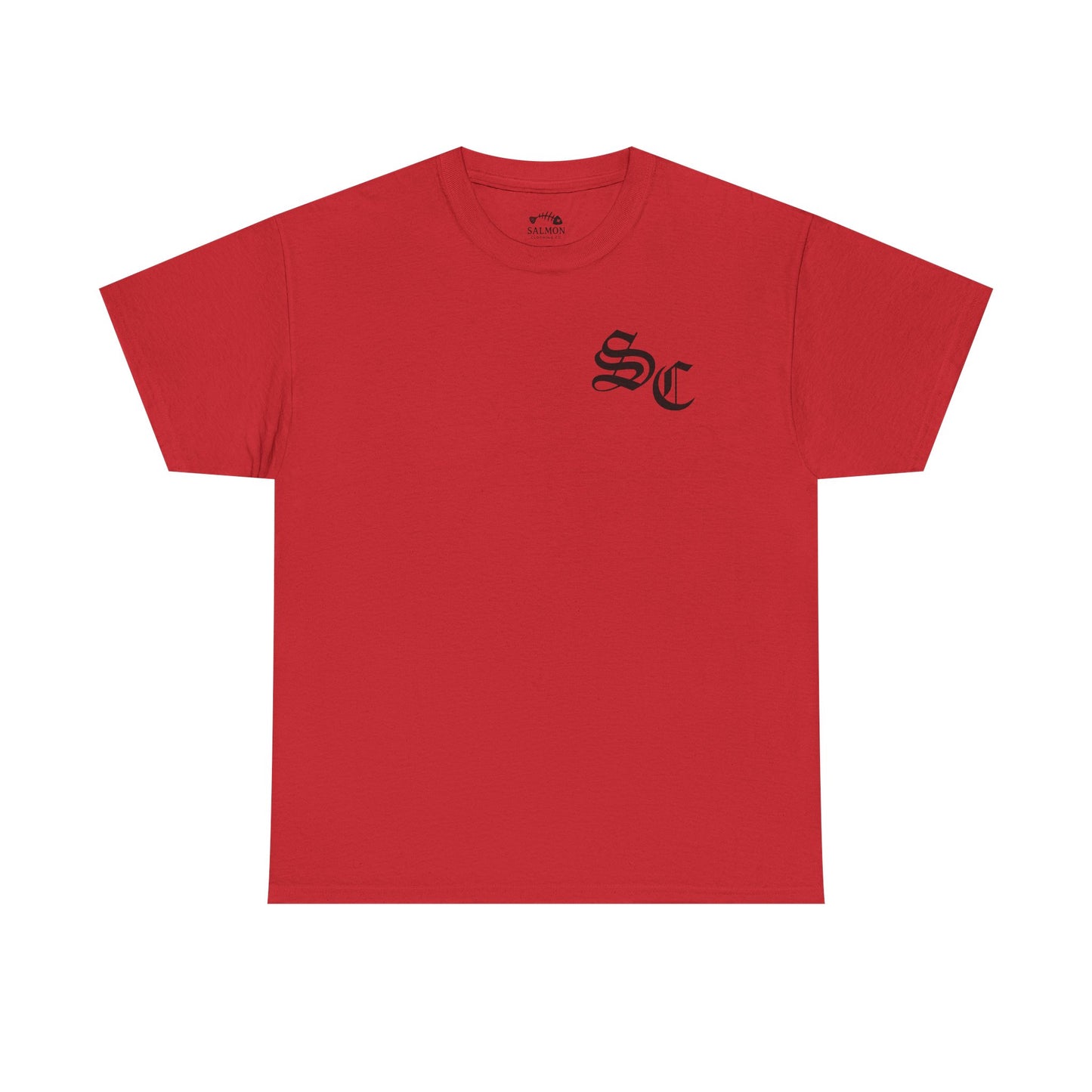 Salmon Initial Tee
