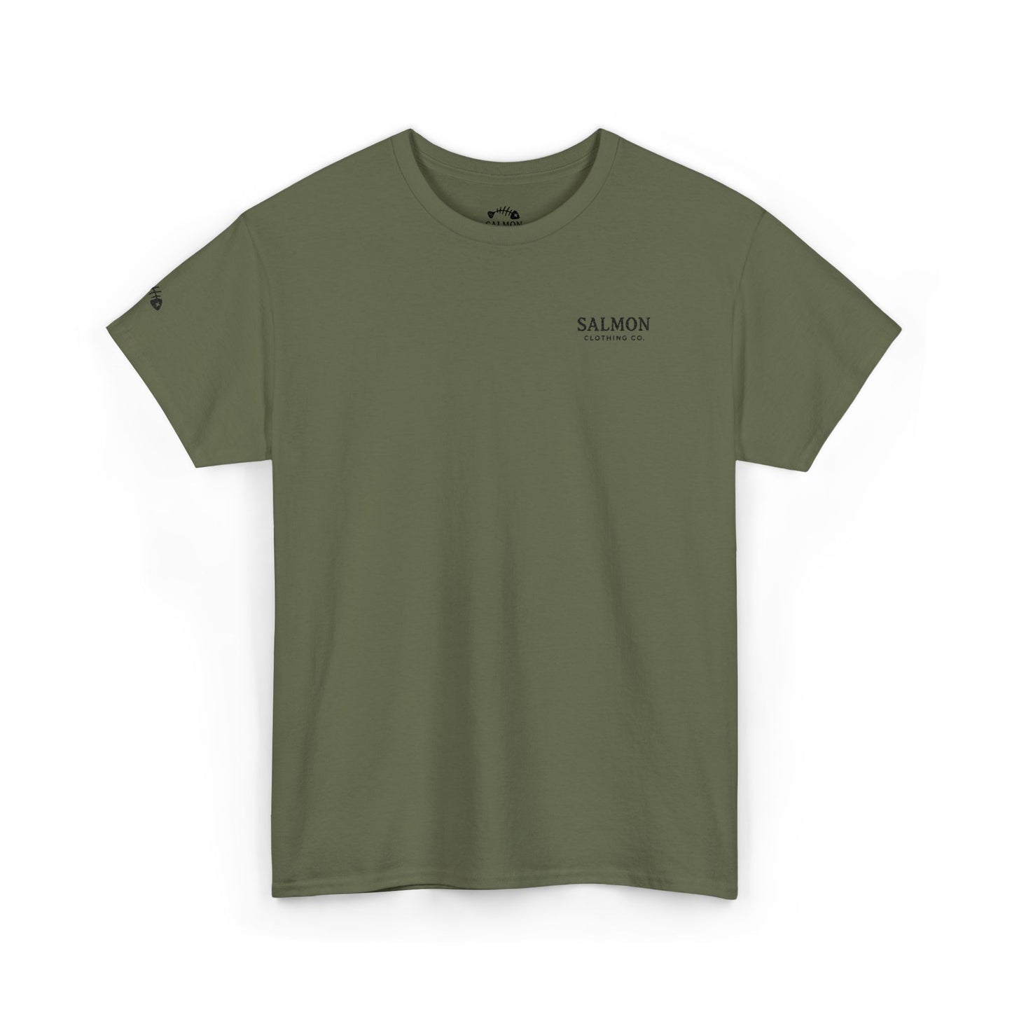 Salmon Embroidered Tee