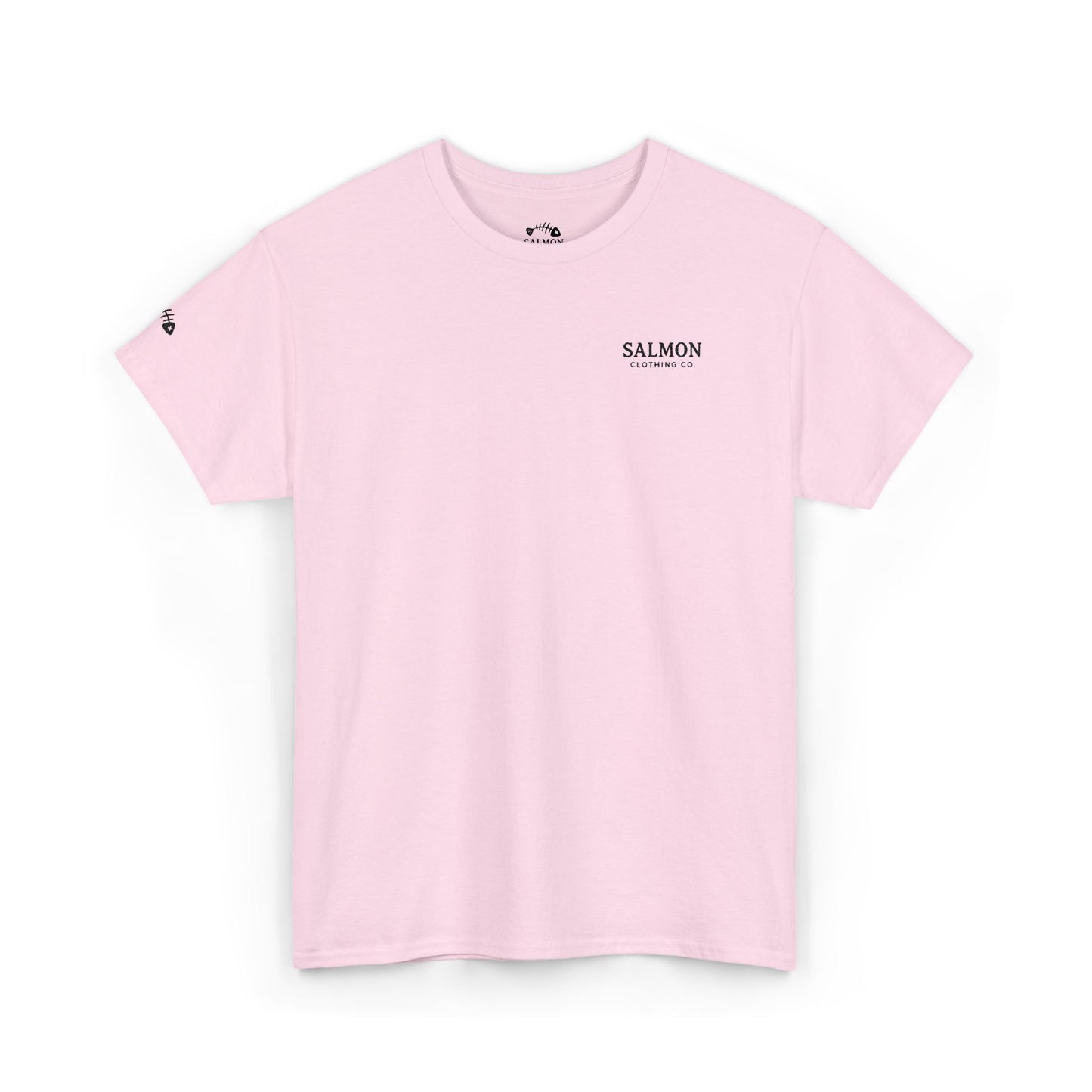 Salmon Embroidered Tee
