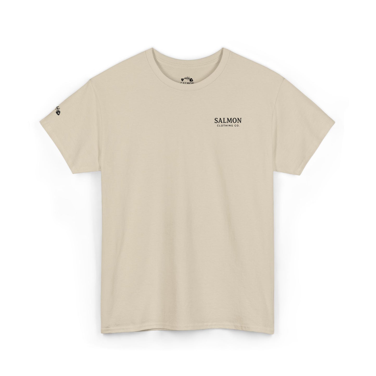 Salmon Embroidered Tee