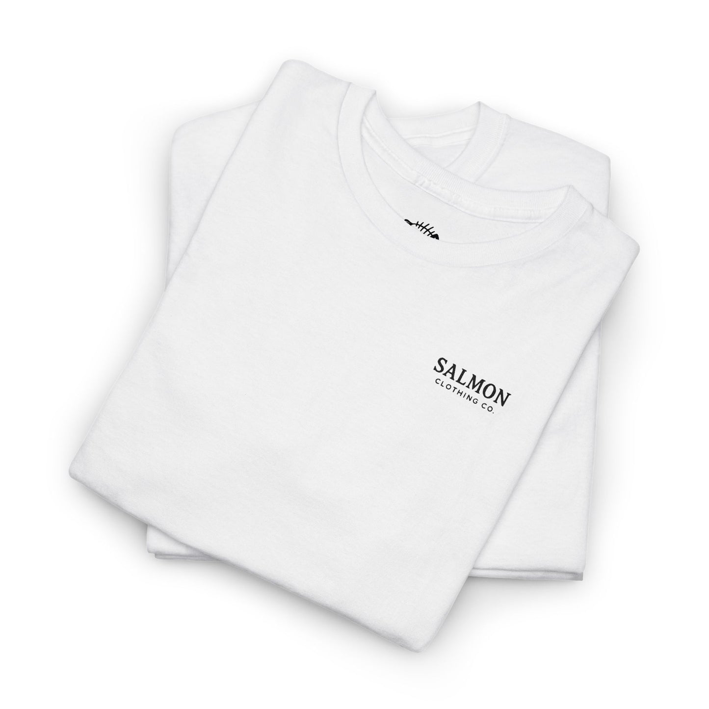 Salmon Embroidered Tee