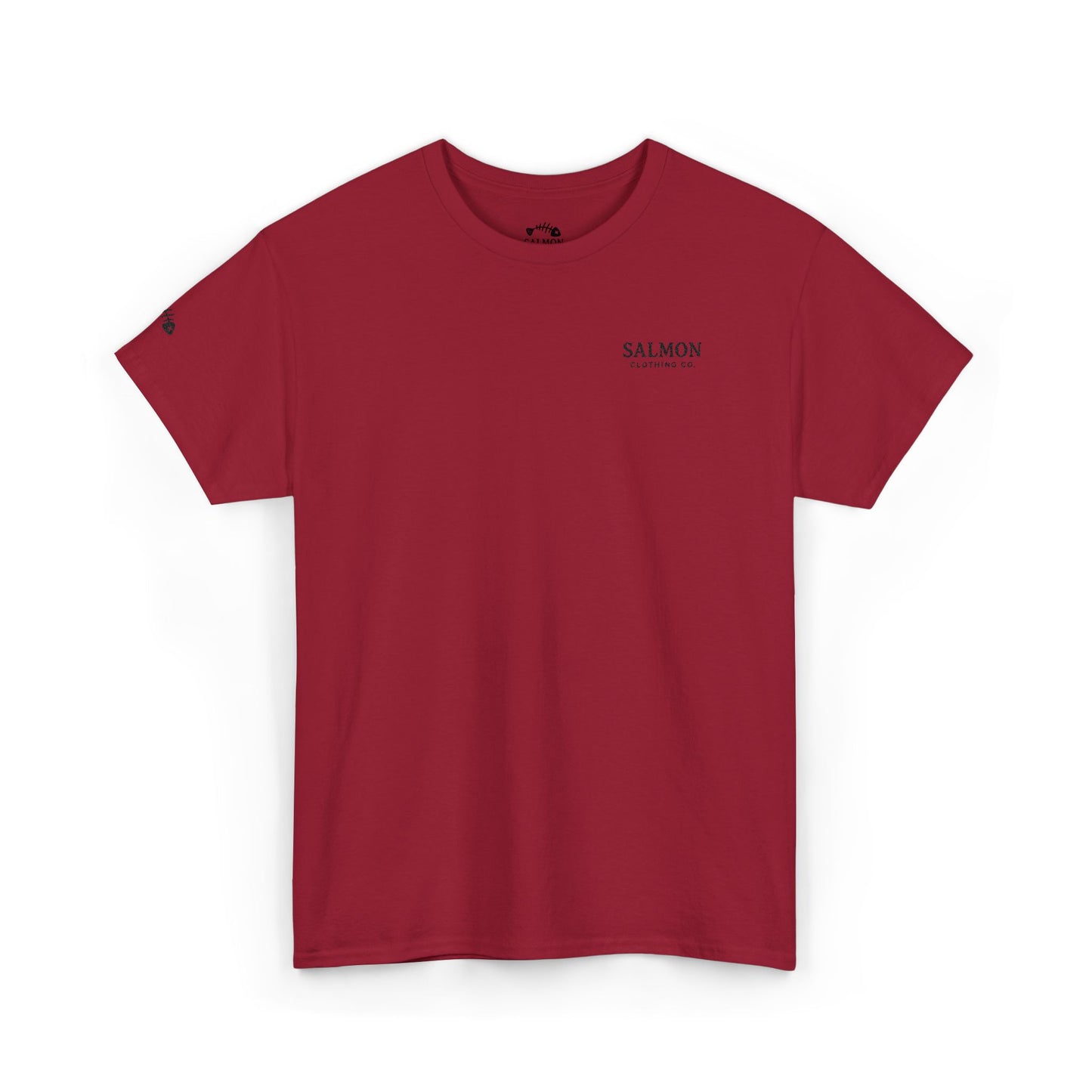 Salmon Embroidered Tee